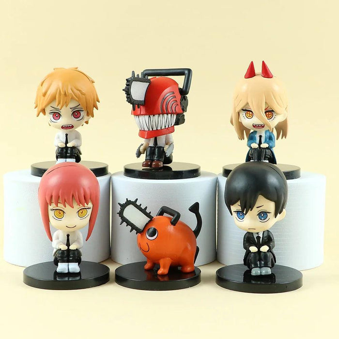 Figurines Chainsaw Man - 6Pcs/set-MANGA SHOP-A-Manga Shop