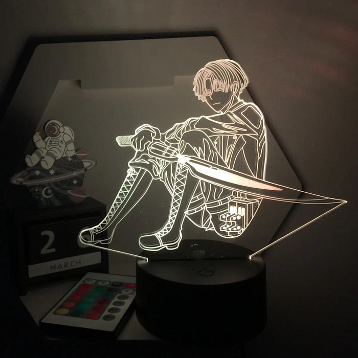 Lampe LED Attaque des Titans - Levi Ackerman-MANGA SHOP-Manga Shop