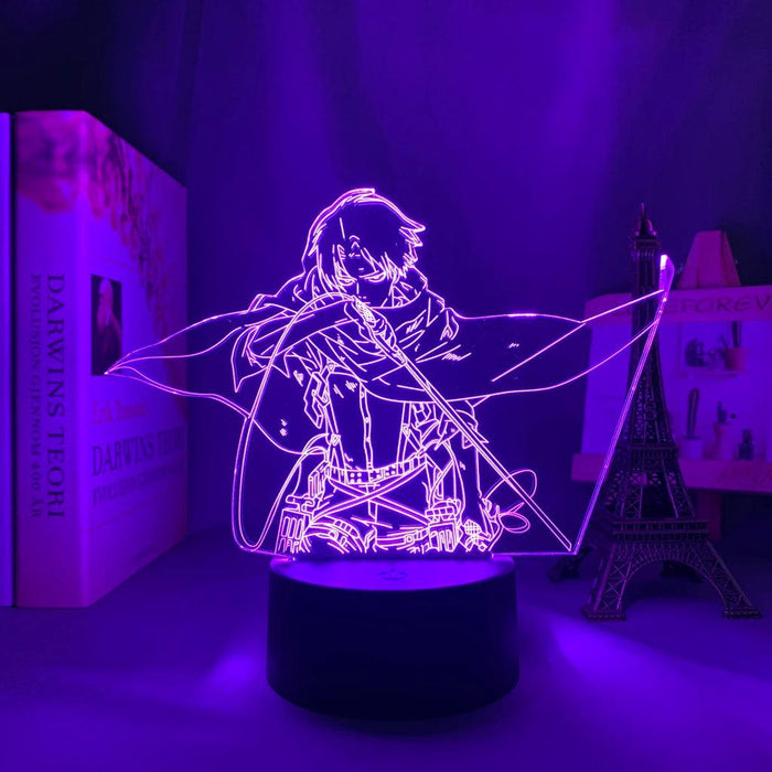 Lampe LED Attaque des Titans - Livaï Ackerman Battle-MANGA SHOP-Manga Shop