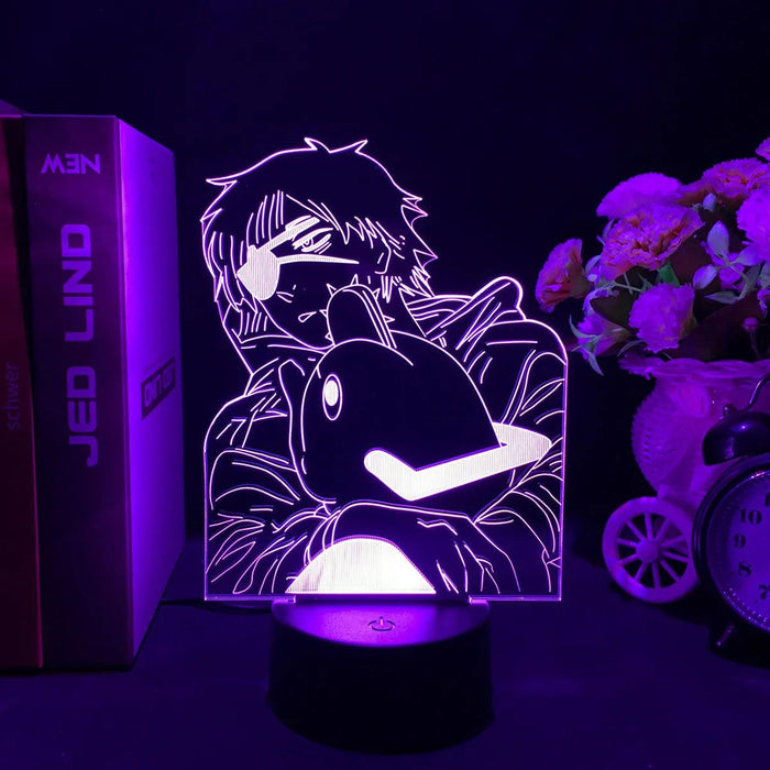 Lampe LED Chainsaw Man - Denji & Pochita-MANGA SHOP-Manga Shop