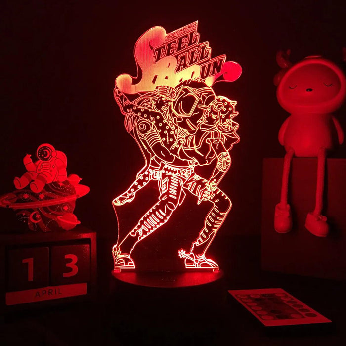 Lampe LED Jojo's Bizarre Adventure - Gyro Zeppeli Vs Johnny Joestar-MANGA SHOP-Manga Shop