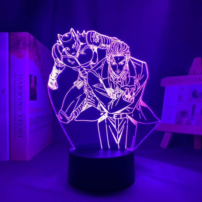 Lampe LED Jojo's Bizarre Adventure - Yoshikage Kira avec son stand-MANGA SHOP-Manga Shop