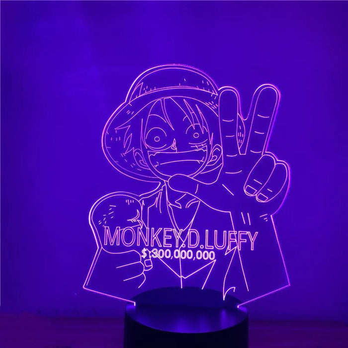 Lampe LED One Piece - Luffy Wanted-MANGA SHOP-Manga Shop