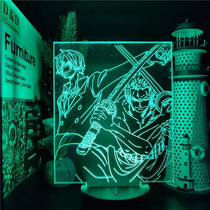 Lampe LED One Piece - Zoro x Sanji-MANGA SHOP-Manga Shop