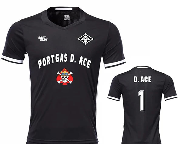 Maillot de Foot One Piece - Portgas D.Ace-MANGA SHOP-Manga Shop