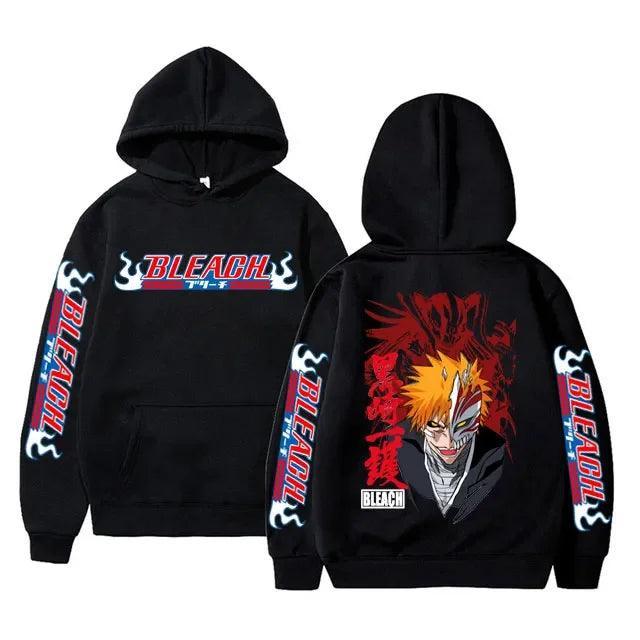 Pull Bleach - Kurosaki Ichigo Imprimé-Manga Shop-Noir-XS-Manga Shop