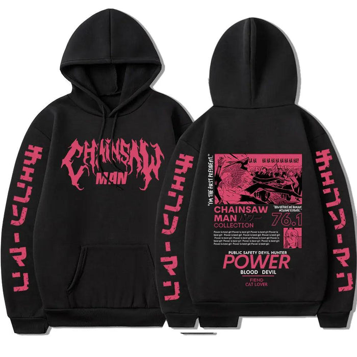 Pull Chainsaw Man - Power Blood Devil-MANGA SHOP-Noir-XS-Manga Shop