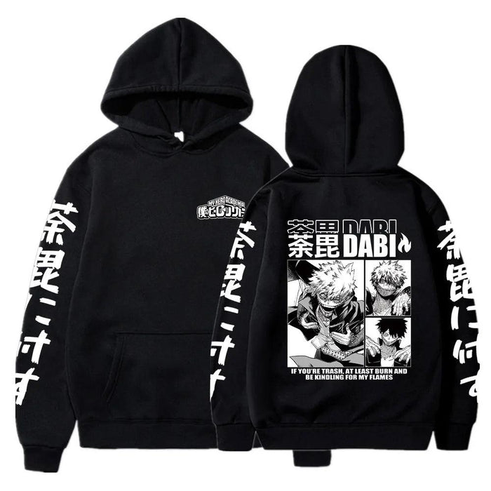Sweat My Hero Academia - Dabi-MANGA SHOP-Noir-XS-Manga Shop