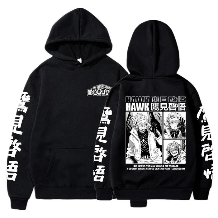 Sweat My Hero Academia - Hawks-MANGA SHOP-Noir-XS-Manga Shop