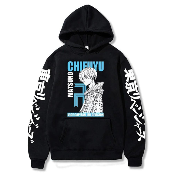 Sweat Tokyo Revengers - Chifuyu Matsuno-Manga Shop-Noir-XS-Manga Shop