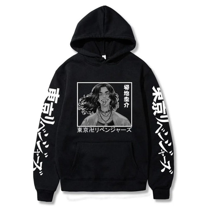 Sweat Tokyo Revengers - Keisuke Baji-MANGA SHOP-Noir-XS-Manga Shop