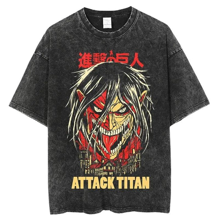 T-Shirt Attaque des Titans - Titan Vintage-Manga Shop-Manga Shop