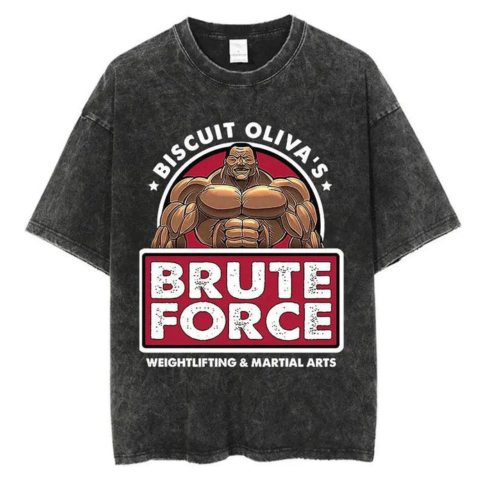 T-Shirt Baki Hanma - Biscuit Oliva's-Manga Shop-Manga Shop