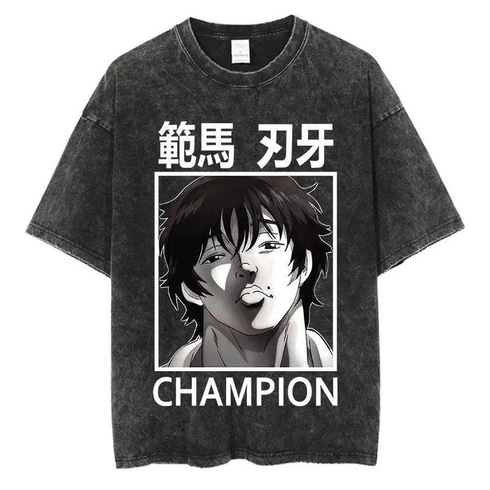 T-Shirt Baki Hanma - Champion-Manga Shop-Manga Shop