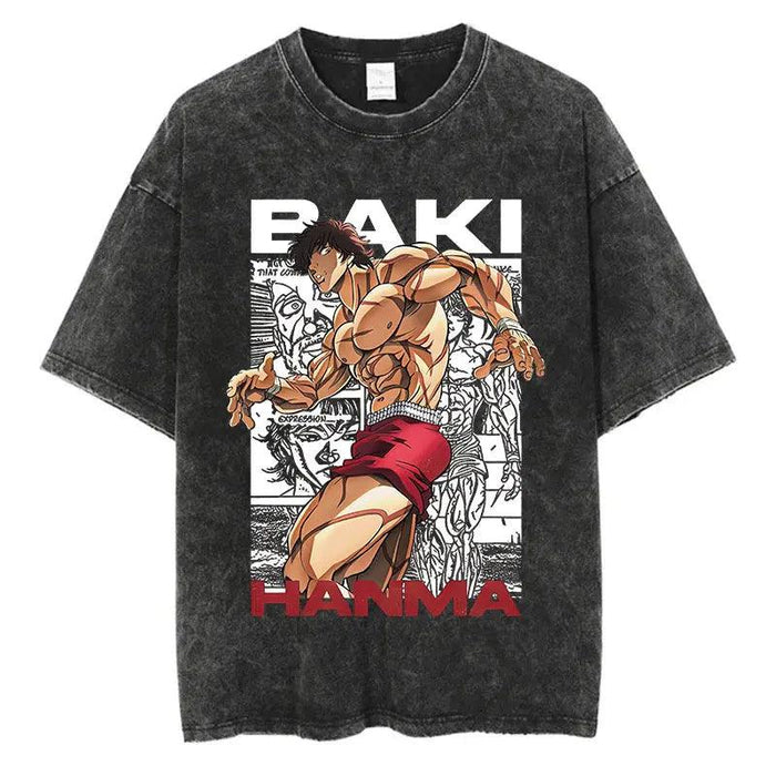 T-Shirt Baki Hanma - Puissance Maximale-Manga Shop-Manga Shop