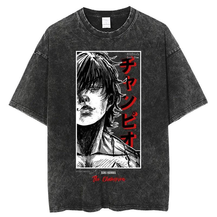 T-Shirt Baki - The Champion-Manga Shop-Manga Shop