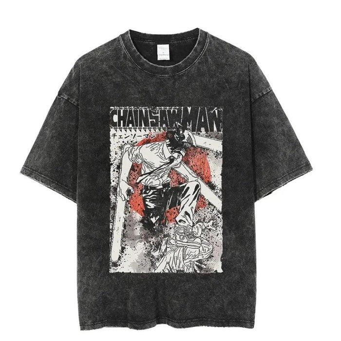 T-Shirt Chainsaw Man - Folie-Manga Shop-Manga Shop