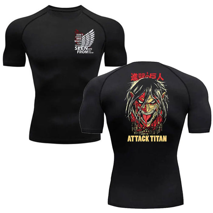 T-Shirt de Compression - Attaque des Titans-Manga Shop-Manga Shop