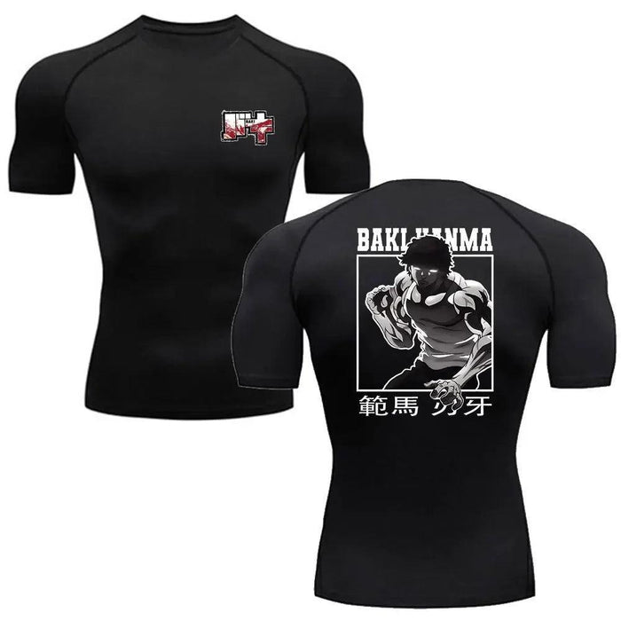 T-Shirt de Compression - Baki Boxing-MANGA SHOP-Manga Shop