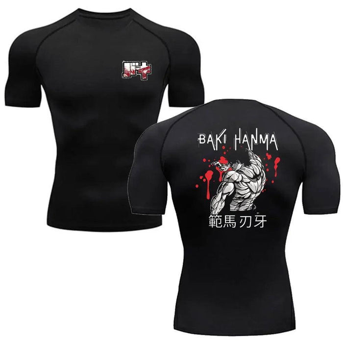 T-Shirt de Compression - Baki Hanma-MANGA SHOP-Manga Shop