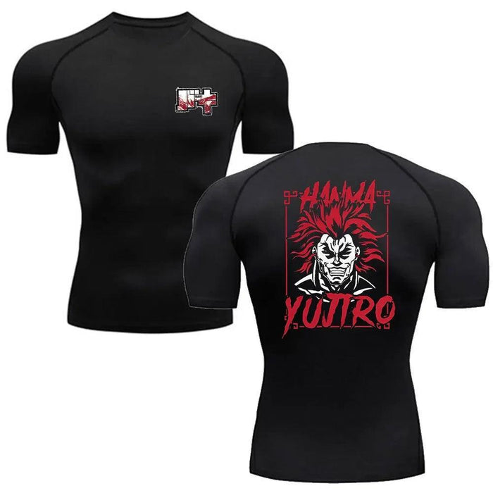 T-Shirt de Compression - Baki Yujiro Hanma-MANGA SHOP-Manga Shop