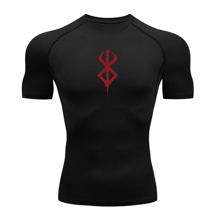 T-Shirt de Compression - Berserk-MANGA SHOP-Noir-S-Manga Shop