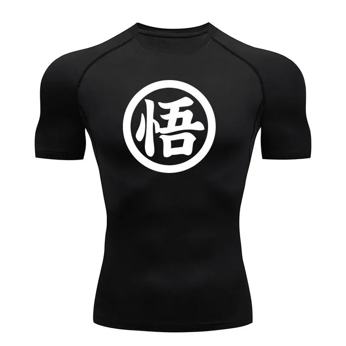 T-Shirt de Compression - Dragon Ball Z-Manga Shop-Noir-XS-Manga Shop