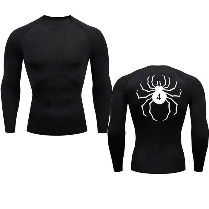 T-Shirt de Compression Manche Longue - Hunter x Hunter-MANGA SHOP-Noir-XS-Manga Shop