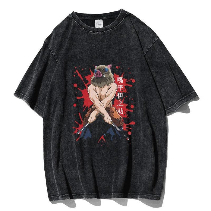 T-Shirt Demon Slayer - Inosuke Fury-Manga Shop-Manga Shop