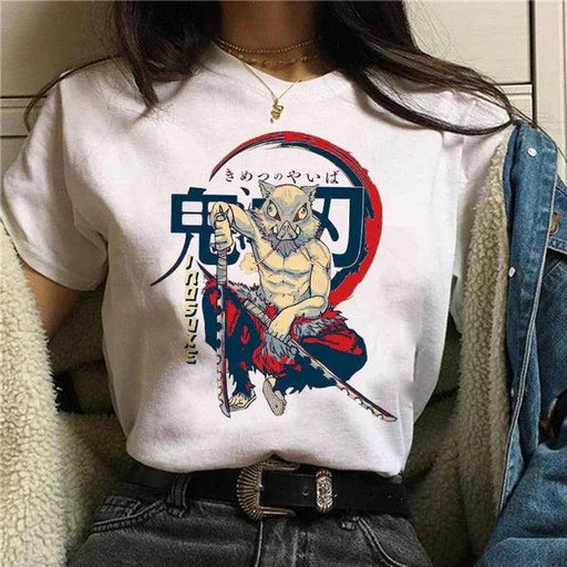 T-Shirt Demon Slayer - Inosuke Sit-Manga Shop-Manga Shop