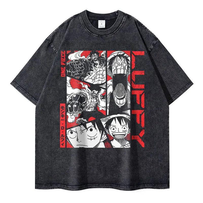 T-Shirt One Piece - Luffy Imprimé-Manga Shop-Manga Shop