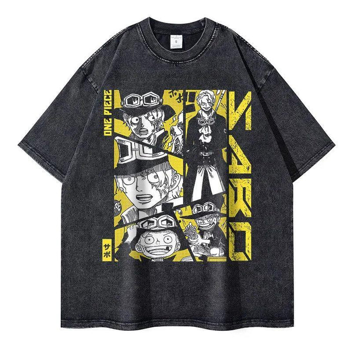 T-Shirt One Piece - Sabo Imprimé-Manga Shop-Manga Shop