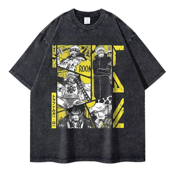 T-Shirt One Piece - Trafalgar D. Law Imprimé-Manga Shop-Manga Shop