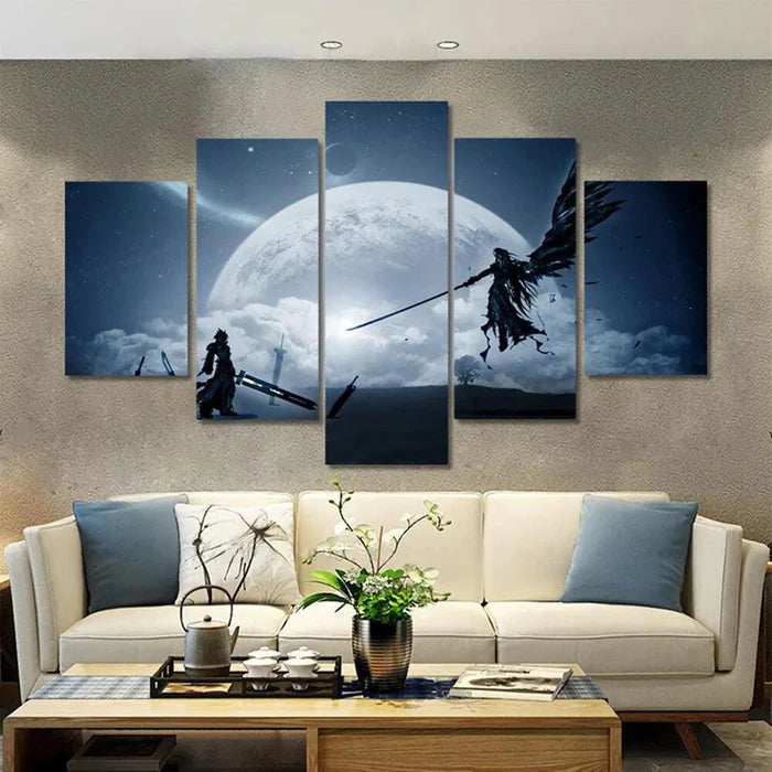 Tableau Final Fantasy - 7 Cloud vs Sephiroth-Manga Shop-Manga Shop