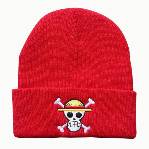 Bonnet One Piece - Jolly Roger-MANGA SHOP-Rouge-Manga Shop