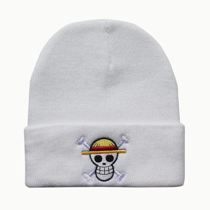 Bonnet One Piece - Jolly Roger-MANGA SHOP-Blanc-Manga Shop