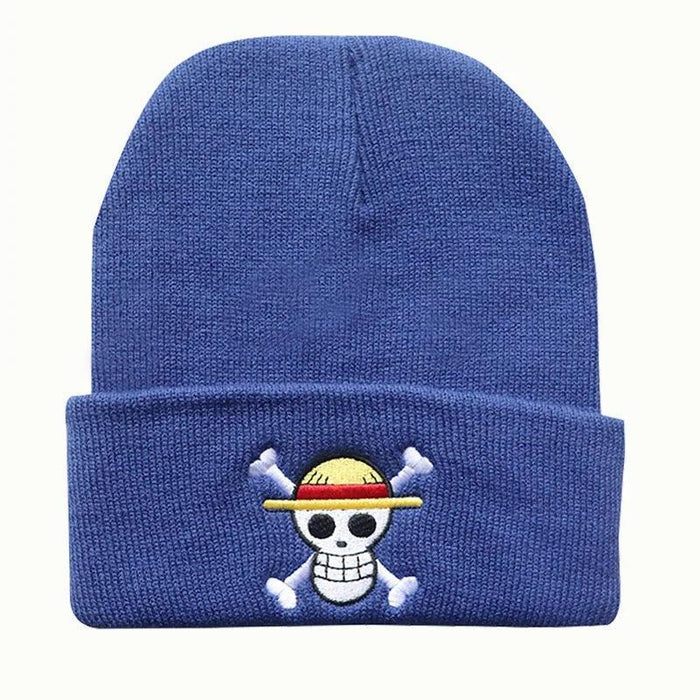 Bonnet One Piece - Jolly Roger-MANGA SHOP-Bleu-Manga Shop