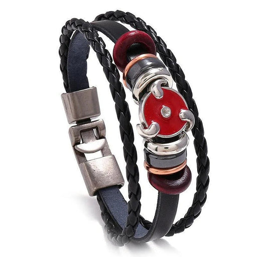 Bracelet Cuir Naruto Sharingan-Manga Shop-Manga Shop
