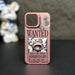 Coques iPhone One Piece Wanted Nika-Manga Shop-Rose-iPhone 14-Manga Shop