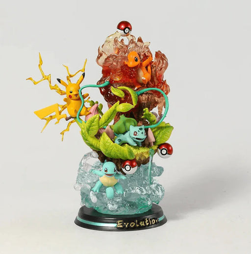 Figurine Pokémon - Pikachu, Salamèche, Bulbizarre & Carapuce-MANGA SHOP-Manga Shop