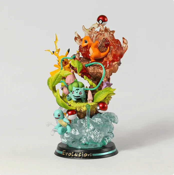 Figurine Pokémon - Pikachu, Salamèche, Bulbizarre & Carapuce-MANGA SHOP-Manga Shop