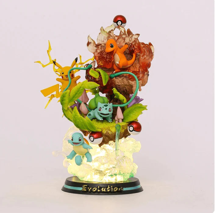 Figurine Pokémon - Pikachu, Salamèche, Bulbizarre & Carapuce-MANGA SHOP-Manga Shop