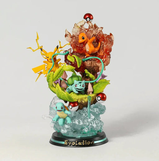 Figurine Pokémon - Pikachu, Salamèche, Bulbizarre & Carapuce-MANGA SHOP-Manga Shop