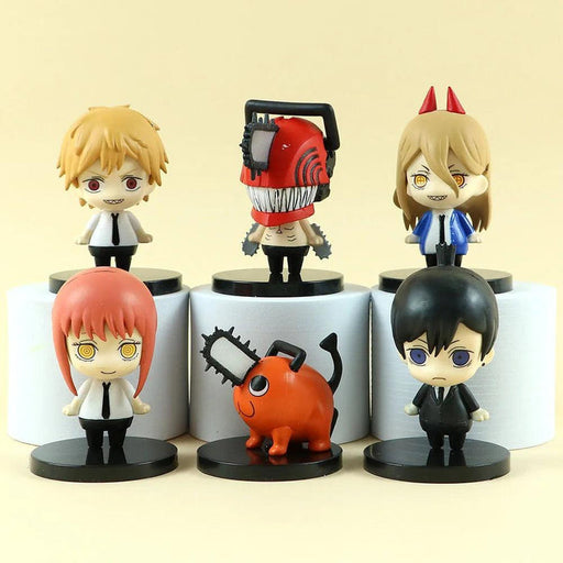 Figurines Chainsaw Man - 6Pcs/set-MANGA SHOP-B-Manga Shop