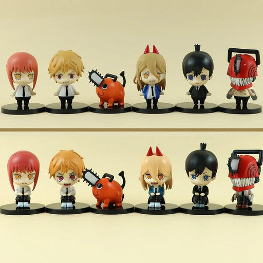 Figurines Chainsaw Man - 6Pcs/set-MANGA SHOP-Manga Shop