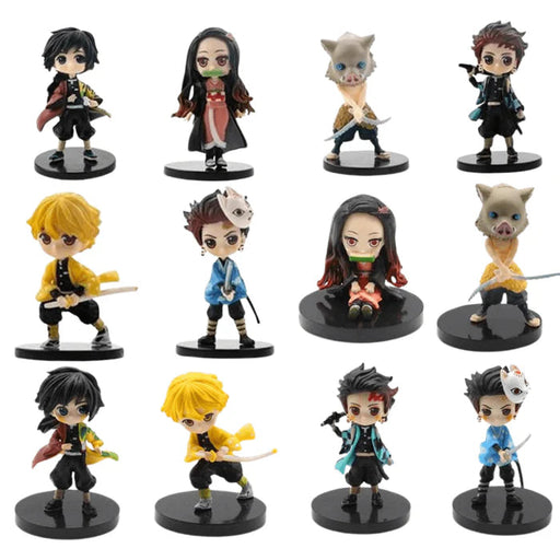 Figurines Demon Slayer - Q Version Lot/12pcs-MANGA SHOP-Manga Shop