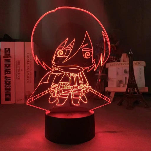 Lampe LED Attaque des Titans - Mikasa Ackerman-MANGA SHOP-Manga Shop