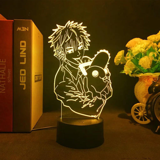 Lampe LED Chainsaw Man - Denji and Pochita-MANGA SHOP-Manga Shop