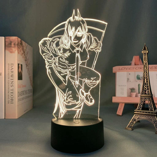 Lampe LED Chainsaw Man - Power Battle-MANGA SHOP-Manga Shop