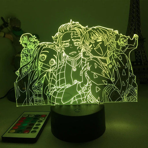 Lampe LED Demon Slayer - Nezuko, Tanjiro et Zenitsu-MANGA SHOP-Manga Shop